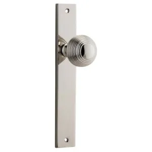 Guildford Knob Rectangular Backplate Polished Nickel by Iver, a Door Hardware for sale on Style Sourcebook