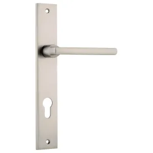 Baltimore Rectangular 85mm Euro Lever Set, SN by Iver, a Door Hardware for sale on Style Sourcebook