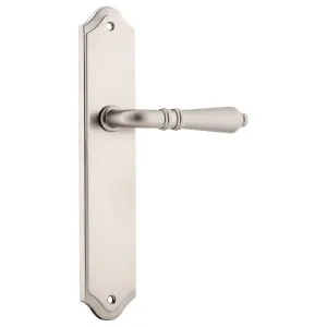 Sarlat Shouldered Lever Latch Set, Satin Nickel by Iver, a Door Hardware for sale on Style Sourcebook