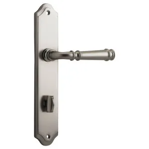 Verona Lever Shouldered Backplate Satin Nickel by Iver, a Door Hardware for sale on Style Sourcebook