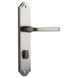 Annecy Lever Shouldered Backplate Satin Nickel by Iver, a Door Hardware for sale on Style Sourcebook