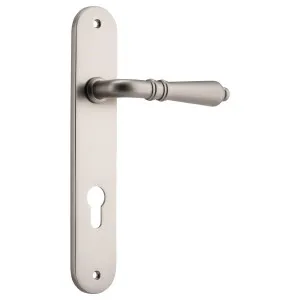 Sarlat Oval 85mm Euro Lever Set, Satin Nickel by Iver, a Door Hardware for sale on Style Sourcebook