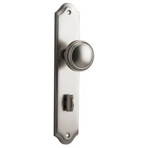 Paddington Knob Shouldered Backplate Satin Nickel by Iver, a Door Hardware for sale on Style Sourcebook