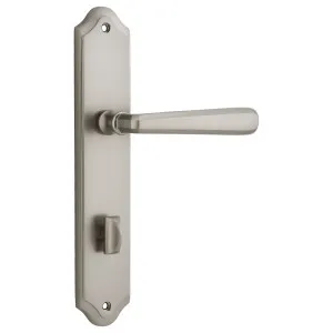 Copenhagen Lever Shouldered Backplate Satin Nickel by Iver, a Door Hardware for sale on Style Sourcebook