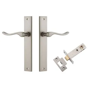 Stirling Lever Rectangular Backplate Passage Kit Satin Nickel by Iver, a Door Hardware for sale on Style Sourcebook
