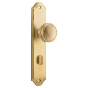 Paddington Knob Shouldered Backplate Brushed Brass by Iver, a Door Hardware for sale on Style Sourcebook