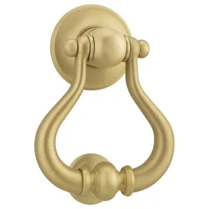 Sarlat Door Knocker Brushed Gold PVD by Iver, a Door Hardware for sale on Style Sourcebook