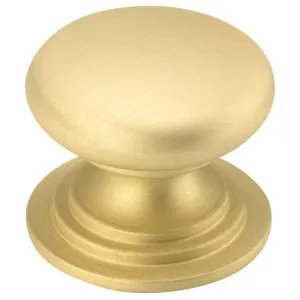 Sarlat Cupboard Knob – P27xD32mm Brushed Gold PVD by Iver, a Cabinet Hardware for sale on Style Sourcebook