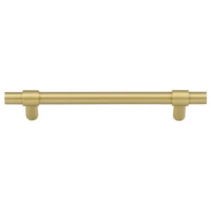 Helsinki Cabinet Pull CTC128mm Brushed Gold PVD by Iver, a Cabinet Hardware for sale on Style Sourcebook