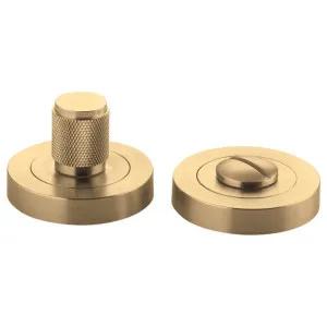 Brunswick Privacy Turn Brushed Gold Pvd Round by Iver, a Door Hardware for sale on Style Sourcebook