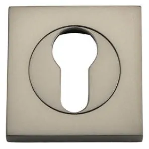 Escutcheon Euro Sq Concealed Fix Pair SN D52xP10mm by Iver, a Door Hardware for sale on Style Sourcebook