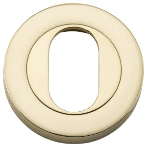 Oval Escutcheon Round Polished Brass by Iver, a Door Hardware for sale on Style Sourcebook