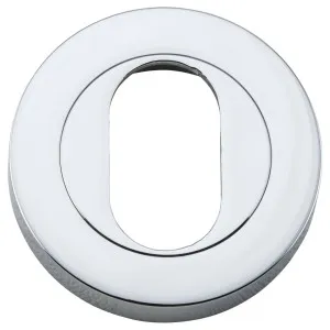 Oval Escutcheon Round Polished Chrome by Iver, a Door Hardware for sale on Style Sourcebook