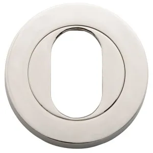 Oval Escutcheon Round Polished Nickel by Iver, a Door Hardware for sale on Style Sourcebook