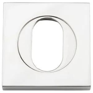Oval Escutcheon Square Polished Nickel by Iver, a Door Hardware for sale on Style Sourcebook