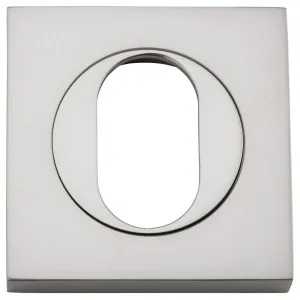 Oval Escutcheon Square Satin Nickel by Iver, a Door Hardware for sale on Style Sourcebook