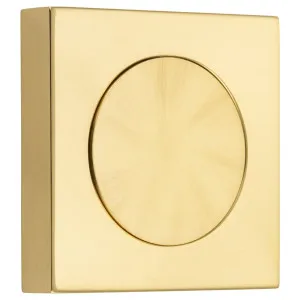 Blank Rose Square Polished Brass by Iver, a Door Hardware for sale on Style Sourcebook
