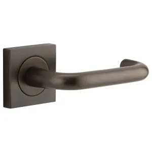 Oslo Lever Square Rose Signature Brass by Iver, a Door Hardware for sale on Style Sourcebook