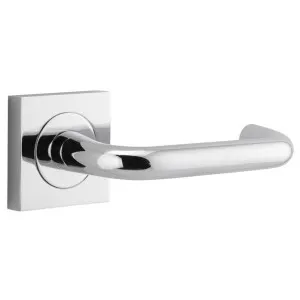 Oslo Lever Square Rose Polished Chrome by Iver, a Door Hardware for sale on Style Sourcebook