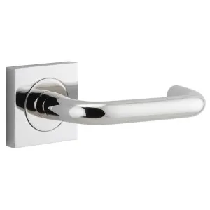Oslo Lever Square Rose Polished Nickel by Iver, a Door Hardware for sale on Style Sourcebook