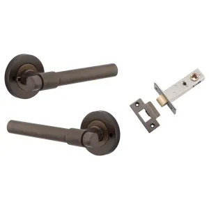 Helsinki Lever Round Rose (Inbuilt Privacy) Signature Brass by Iver, a Door Hardware for sale on Style Sourcebook