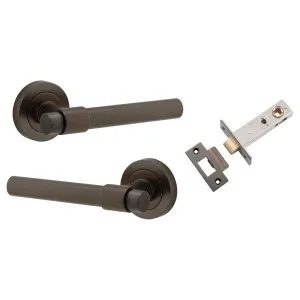 Helsinki Lever Round Rose Passage Kit Signature Brass by Iver, a Door Hardware for sale on Style Sourcebook