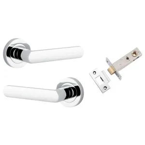 Osaka Lever Round Rose Passage Kit Polished Chrome by Iver, a Door Hardware for sale on Style Sourcebook