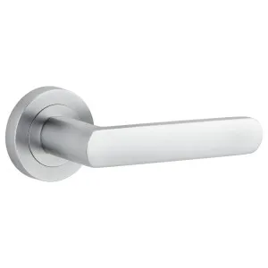 Osaka Lever Round Rose Brushed Chrome by Iver, a Door Hardware for sale on Style Sourcebook