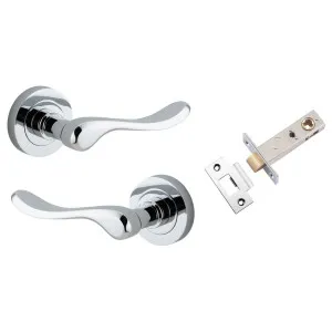 Stirling Lever Round Rose Passage Kit Polished Chrome by Iver, a Door Hardware for sale on Style Sourcebook