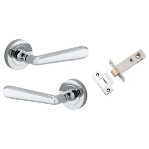 Copenhagen Lever Round Rose Passage Kit Polished Chrome by Iver, a Door Hardware for sale on Style Sourcebook