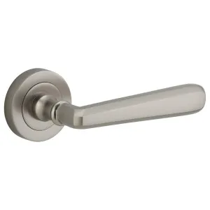 Copenhagen Lever Round Rose, Satin Nickel by Iver, a Door Hardware for sale on Style Sourcebook