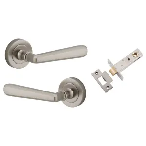 Copenhagen Lever Round Rose Passage Kit Satin Nickel by Iver, a Door Hardware for sale on Style Sourcebook