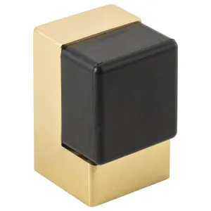 Square Door Stop Polished Brass by Iver, a Doors & Hardware for sale on Style Sourcebook