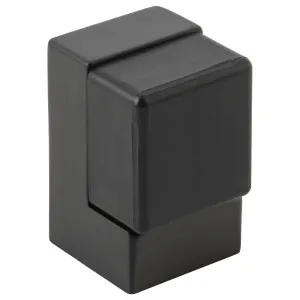 Square Door Stop Matt Black by Iver, a Doors & Hardware for sale on Style Sourcebook