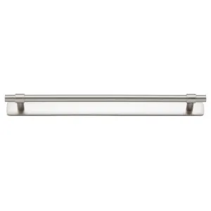 Helsinki Cabinet Pull with Backplate CTC256mm Satin Nickel by Iver, a Cabinet Hardware for sale on Style Sourcebook