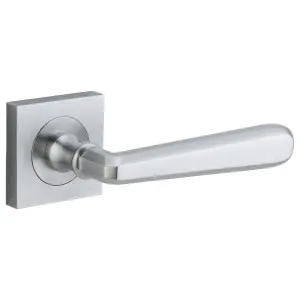 Copenhagen Lever Square Rose Brushed Chrome by Iver, a Door Hardware for sale on Style Sourcebook