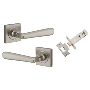 Copenhagen Lever Square Rose Passage Kit Satin Nickel by Iver, a Door Hardware for sale on Style Sourcebook