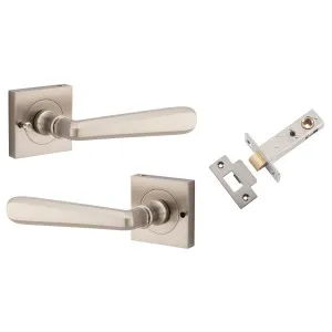 Copenhagen Lever Square Rose (Inbuilt Privacy) Satin Nickel by Iver, a Door Hardware for sale on Style Sourcebook