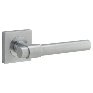Helsinki Lever Square Rose Brushed Chrome by Iver, a Door Hardware for sale on Style Sourcebook