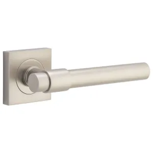 Helsinki Lever Square Rose Satin Nickel by Iver, a Door Hardware for sale on Style Sourcebook