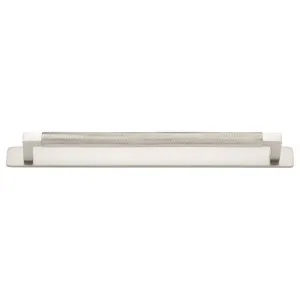 Brunswick Cabinet Pull With Backplate  Satin Nickel Ctc256Mm by Iver, a Cabinet Hardware for sale on Style Sourcebook