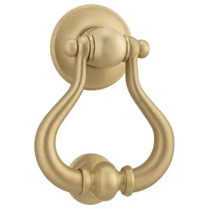 Sarlat Door Knocker, Brushed Brass by Iver, a Door Hardware for sale on Style Sourcebook