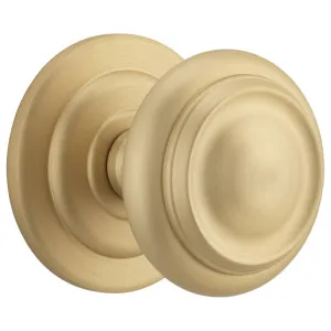 Sarlat Centre Door Knob, Brushed Brass by Iver, a Door Hardware for sale on Style Sourcebook