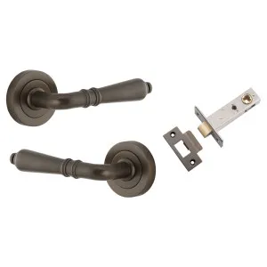 Sarlat Lever Round Rose Passage Kit Signature Brass by Iver, a Door Hardware for sale on Style Sourcebook