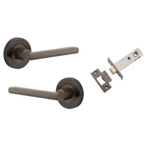 Baltimore Lever Round Rose (Inbuilt Privacy) Signature Brass by Iver, a Door Hardware for sale on Style Sourcebook