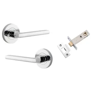 Baltimore Lever Round Rose (Inbuilt Privacy) Polished Chrome by Iver, a Door Hardware for sale on Style Sourcebook