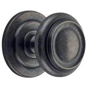 Sarlat Centre Door Knob, Distressed Nickel by Iver, a Door Hardware for sale on Style Sourcebook