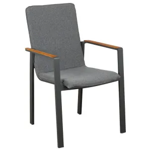 Darra Fabric Aluminium Chair, Dark Grey by Schots, a Chairs for sale on Style Sourcebook