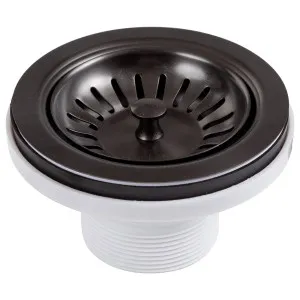 Basket Waste 90x50mm Gun Metal Black by Schots, a Traps & Wastes for sale on Style Sourcebook