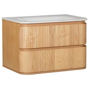 Calso 75cm Wall Hung Single Vanity, Light Tan by Schots, a Vanities for sale on Style Sourcebook